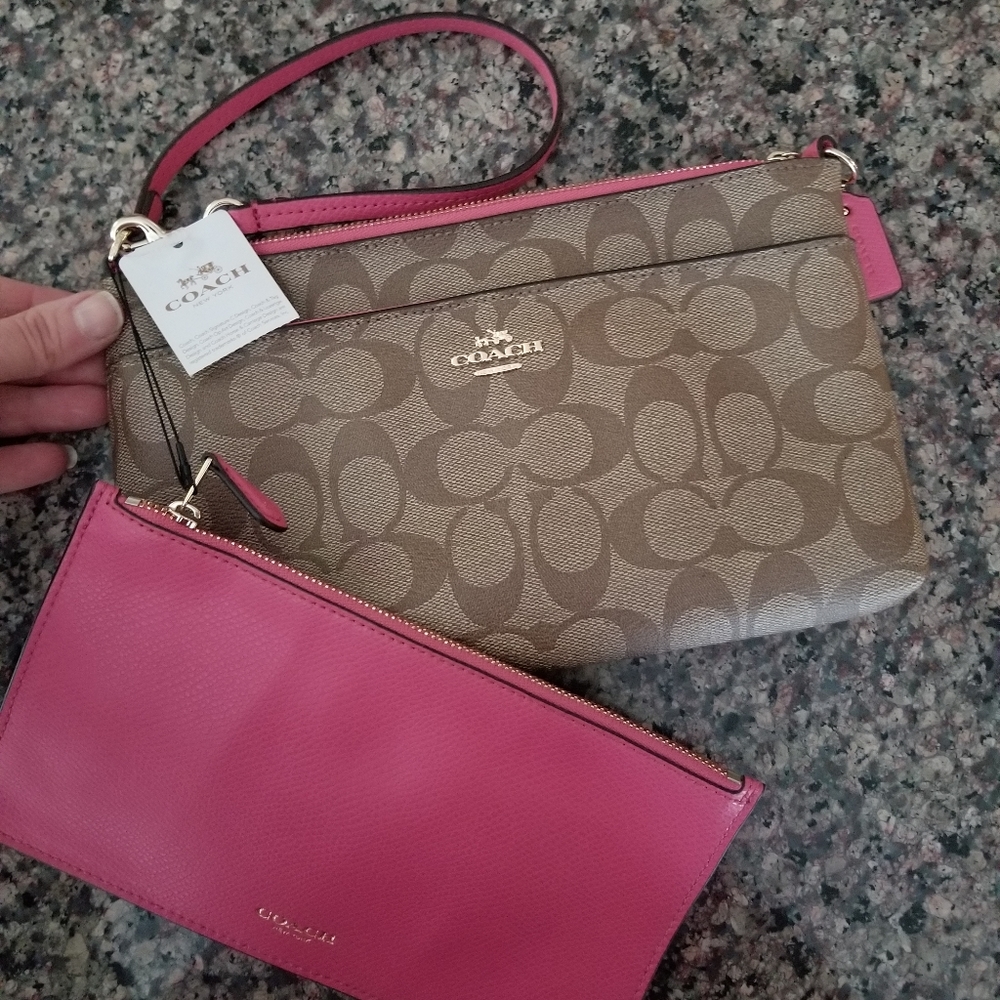Coach wristlet and wallet